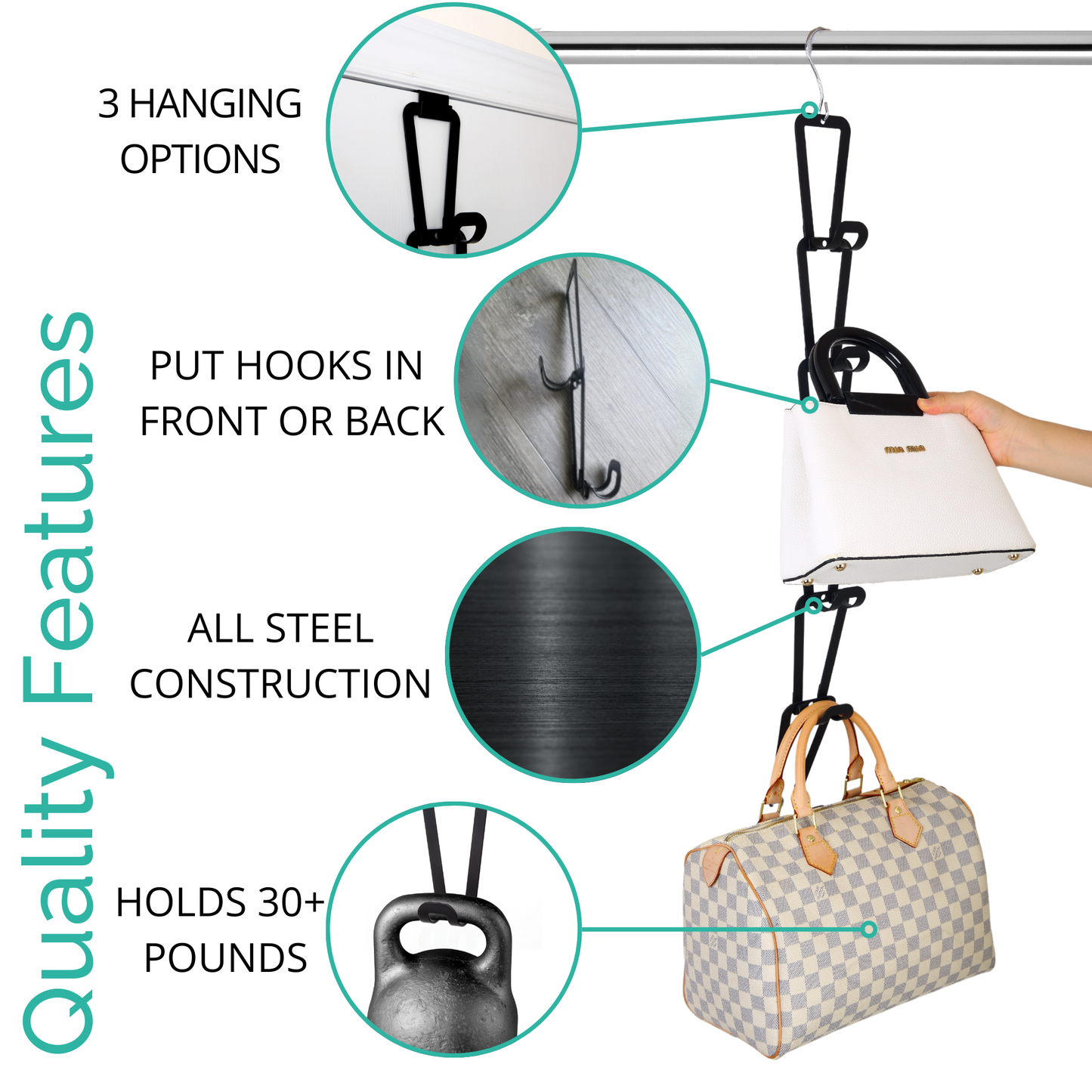 Purse Hanger Organizer