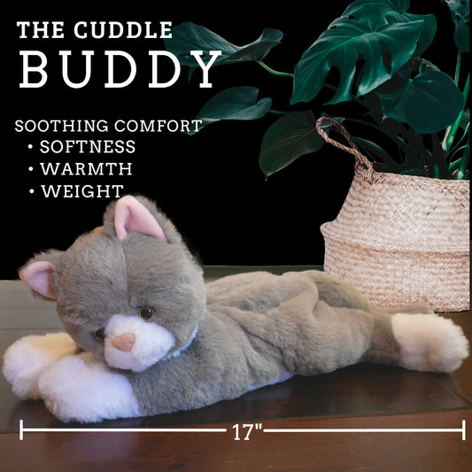 Microwavable Heating Pad Stuffed Animal Cat