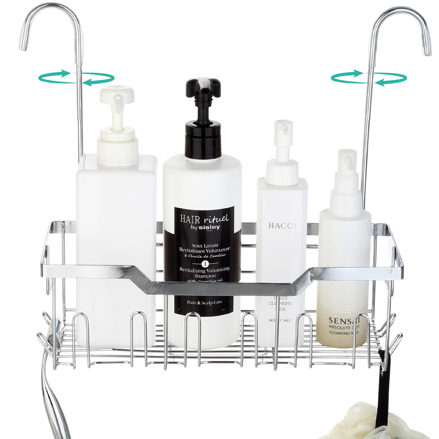 Single Tier Hanging Over the Door Shower Caddy