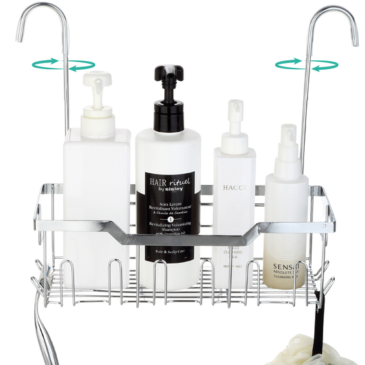 Single Tier Hanging Over the Door Shower Caddy