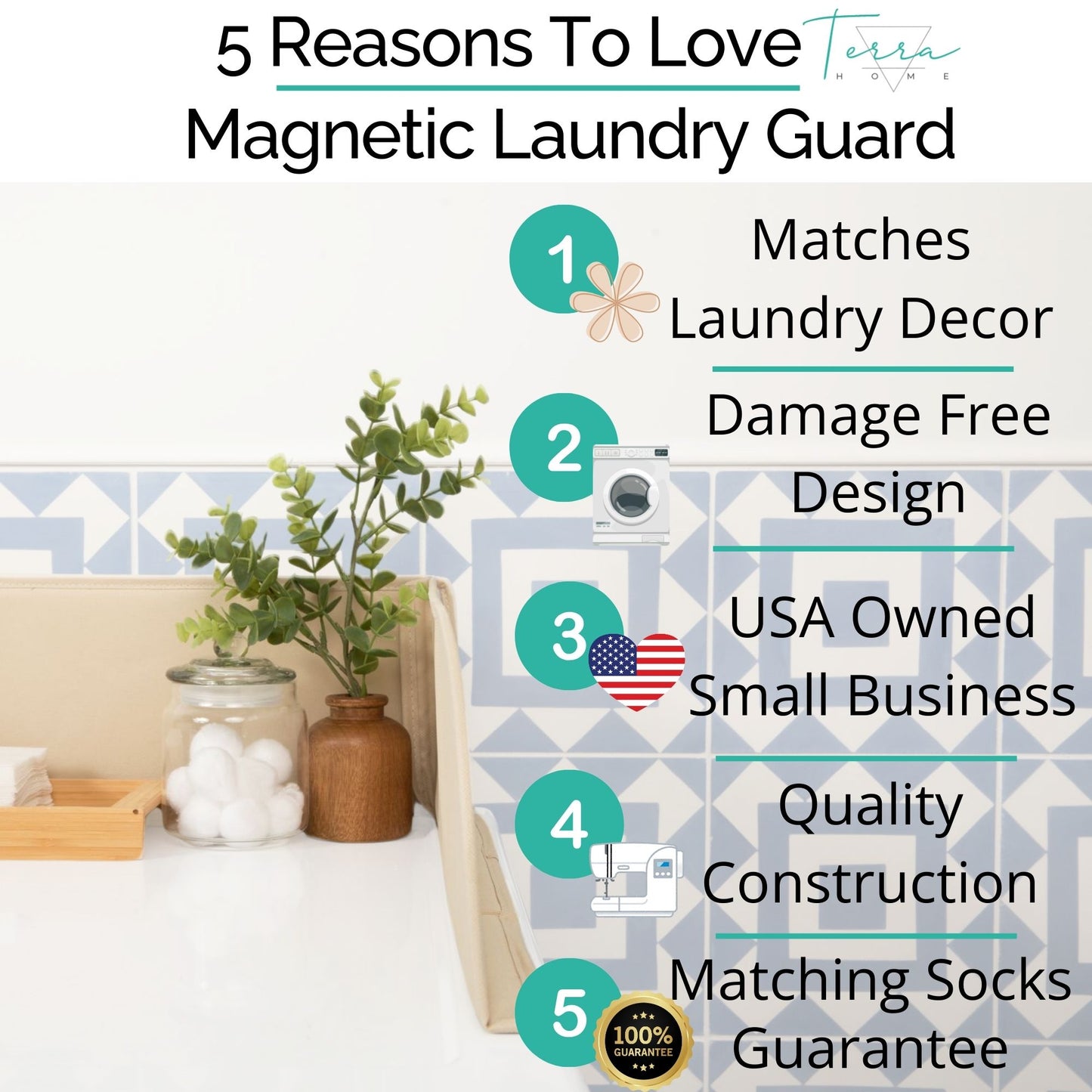 Laundry Guard with Gap Cover