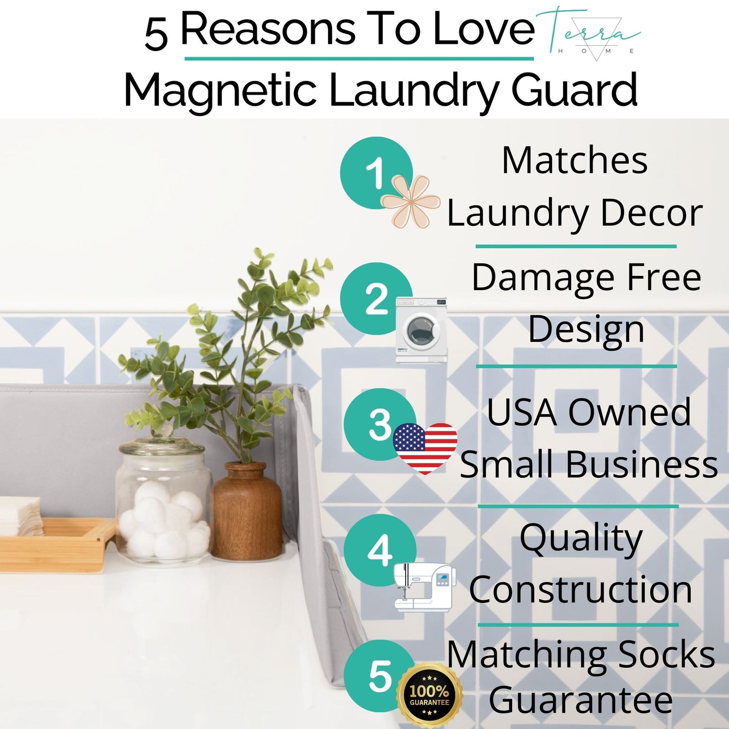 Laundry Guard with Gap Cover