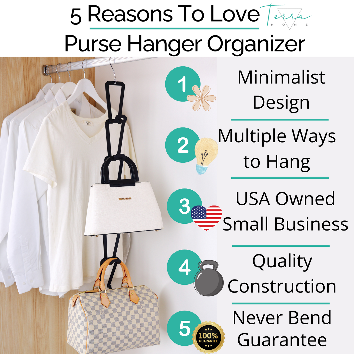 Purse Hanger Organizer