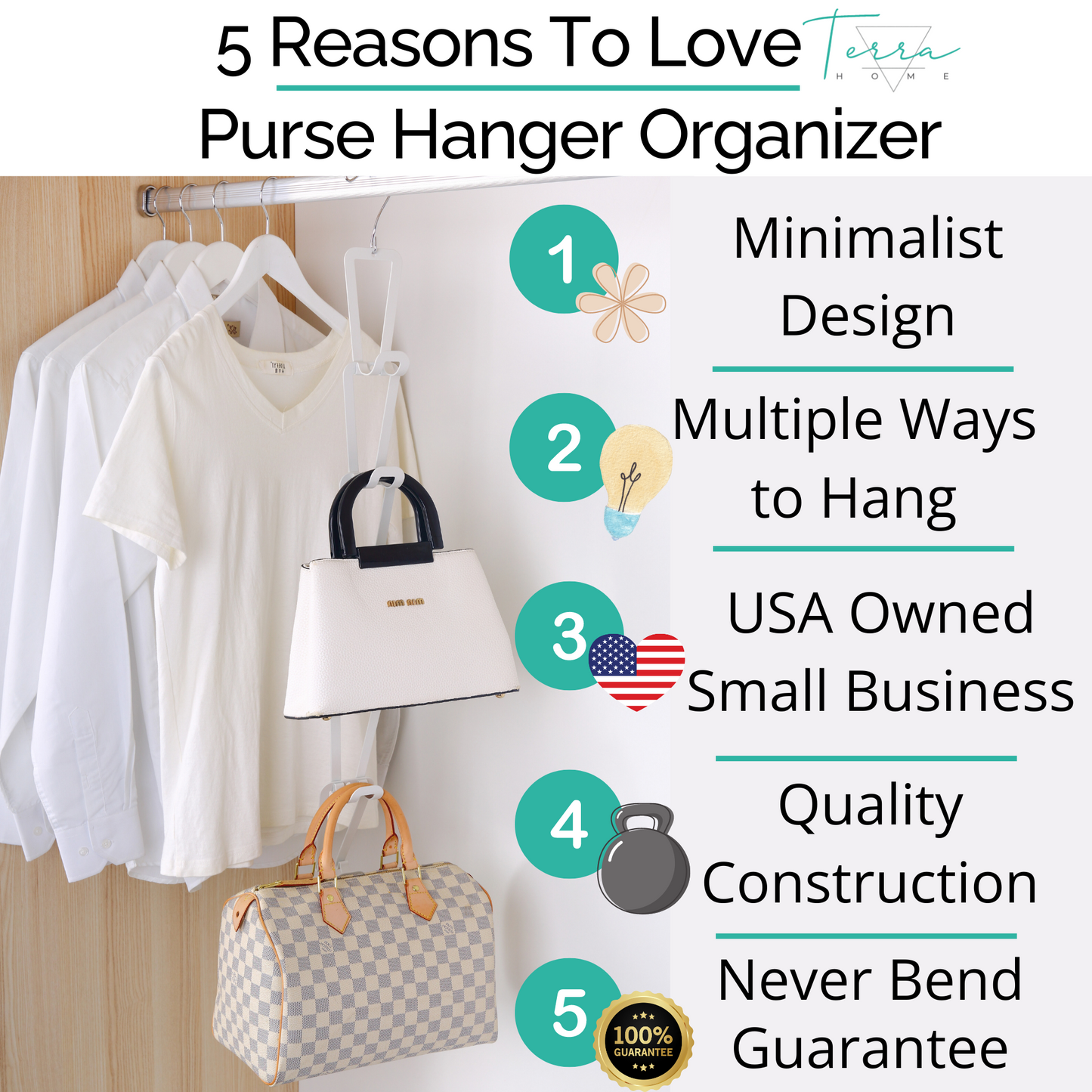 Purse Hanger Organizer