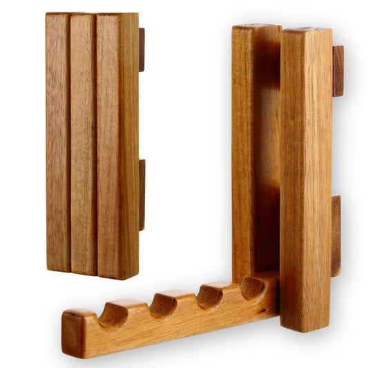 Fold Down Wood Wall Hook
