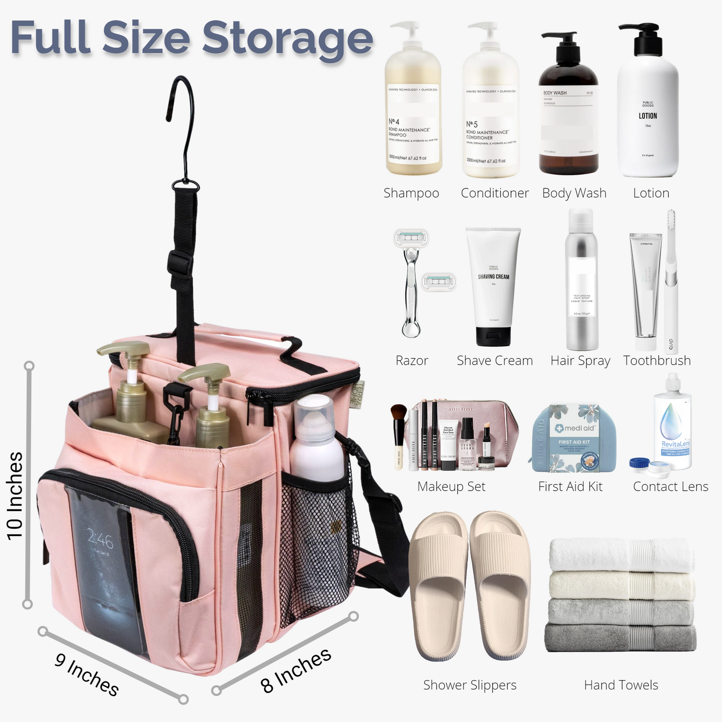 Extra Large Portable Shower Caddy