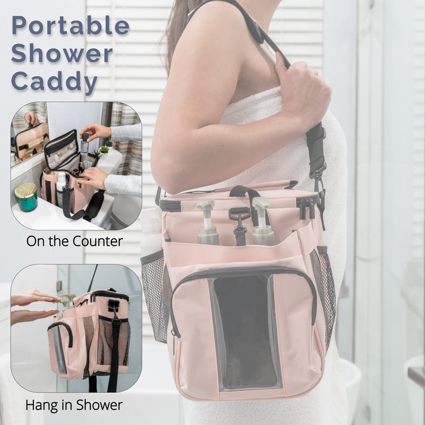 Extra Large Portable Shower Caddy