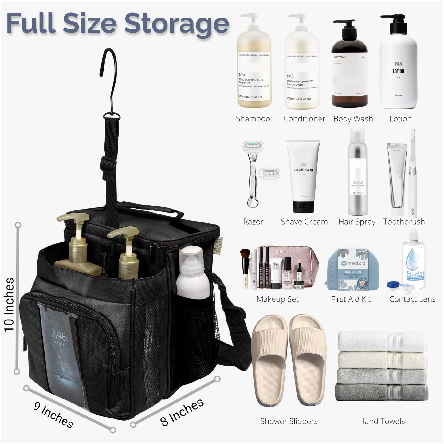 Extra Large Portable Shower Caddy