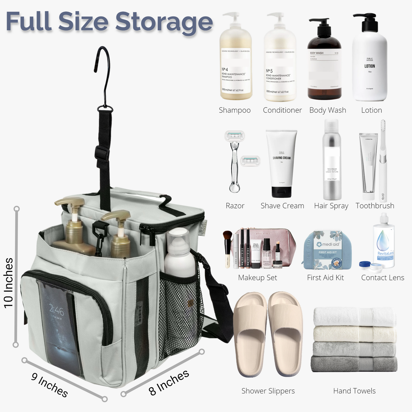 Extra Large Portable Shower Caddy