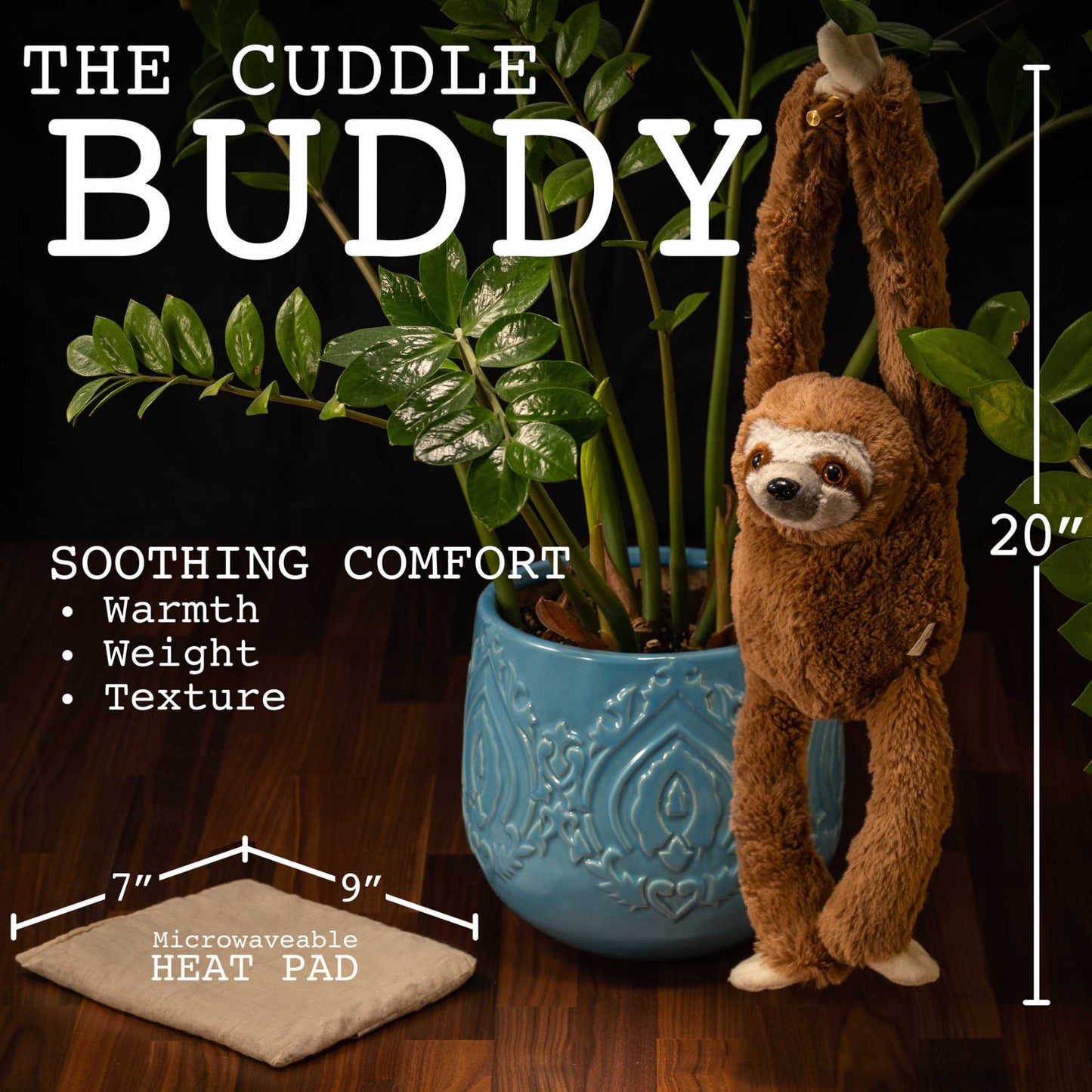 Lulumaia Microwavable Sloth Heating Pad