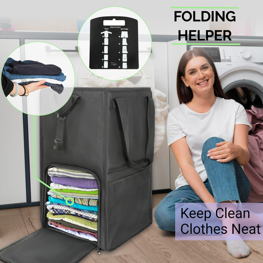 Laundry Backpack Hamper - College Dorm Room and Small Apartment Essential