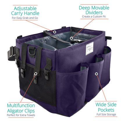 Cleaning Caddy Organizer with Handles and Waist Strap