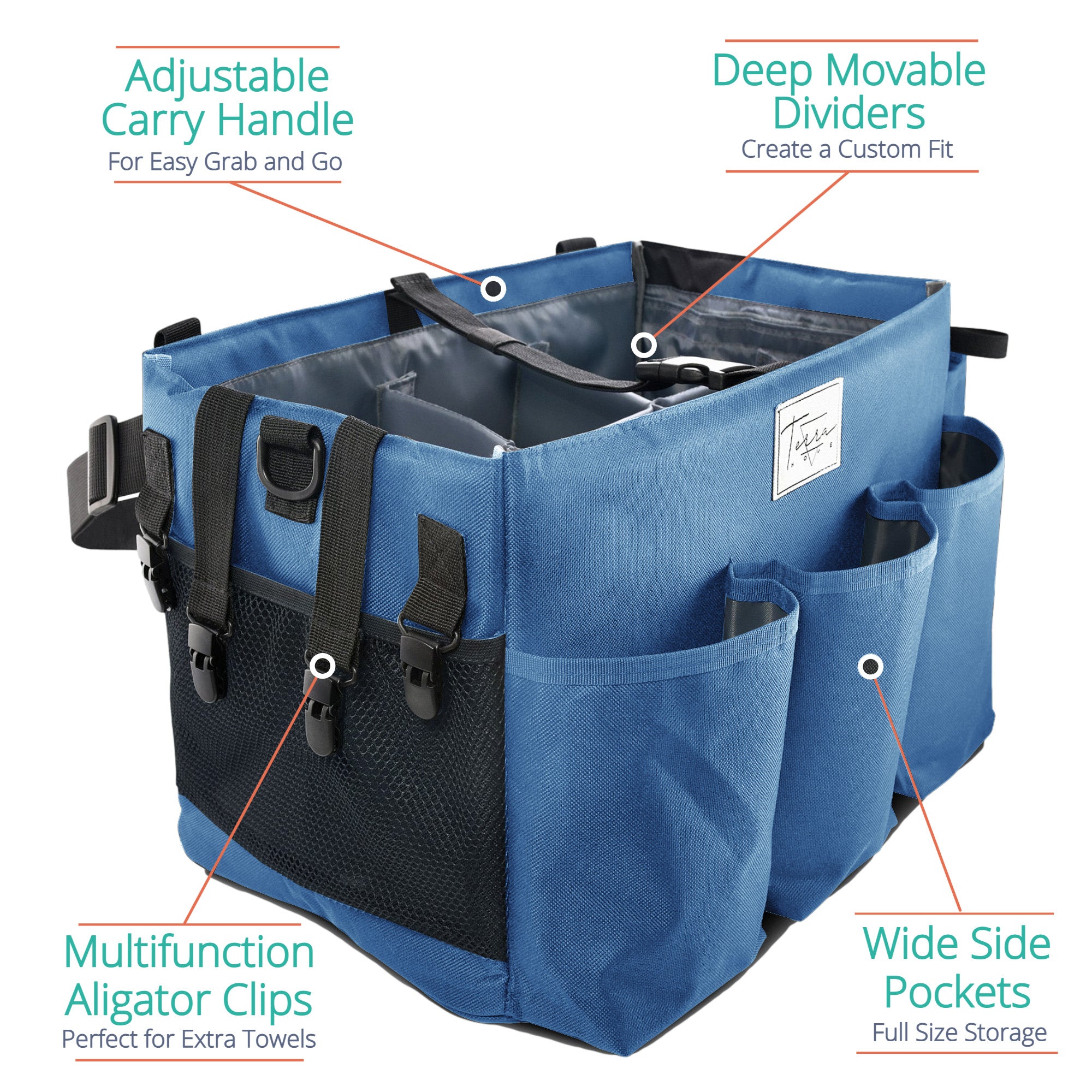 Cleaning Caddy Organizer with Handles and Waist Strap Terra Home