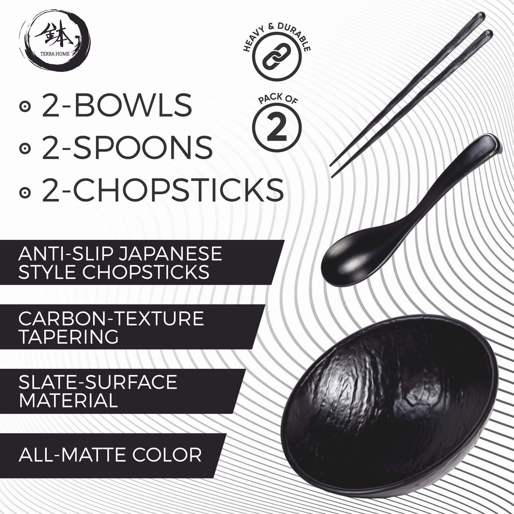 Buy online High Quality Modern Pho and Ramen Bowl Set - Terra Home